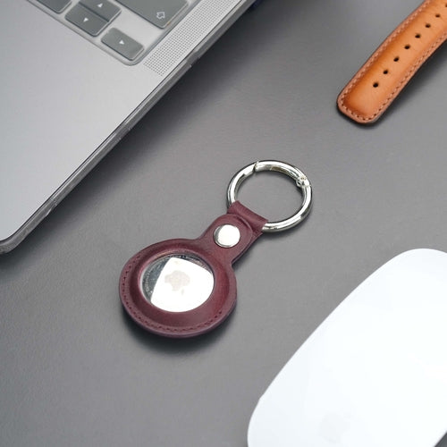 The Leather AirTag Holder