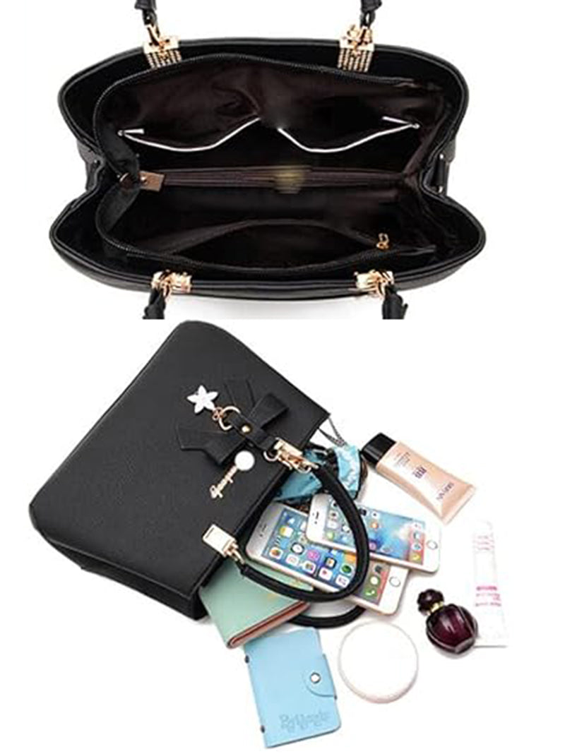 Bowtie Mini Handbag - Purple