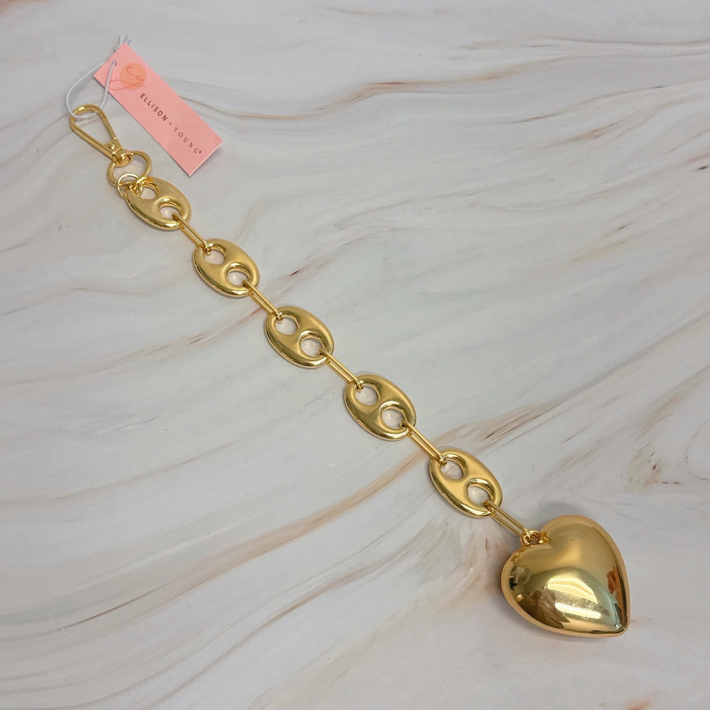 The Horsebit Heart Charm